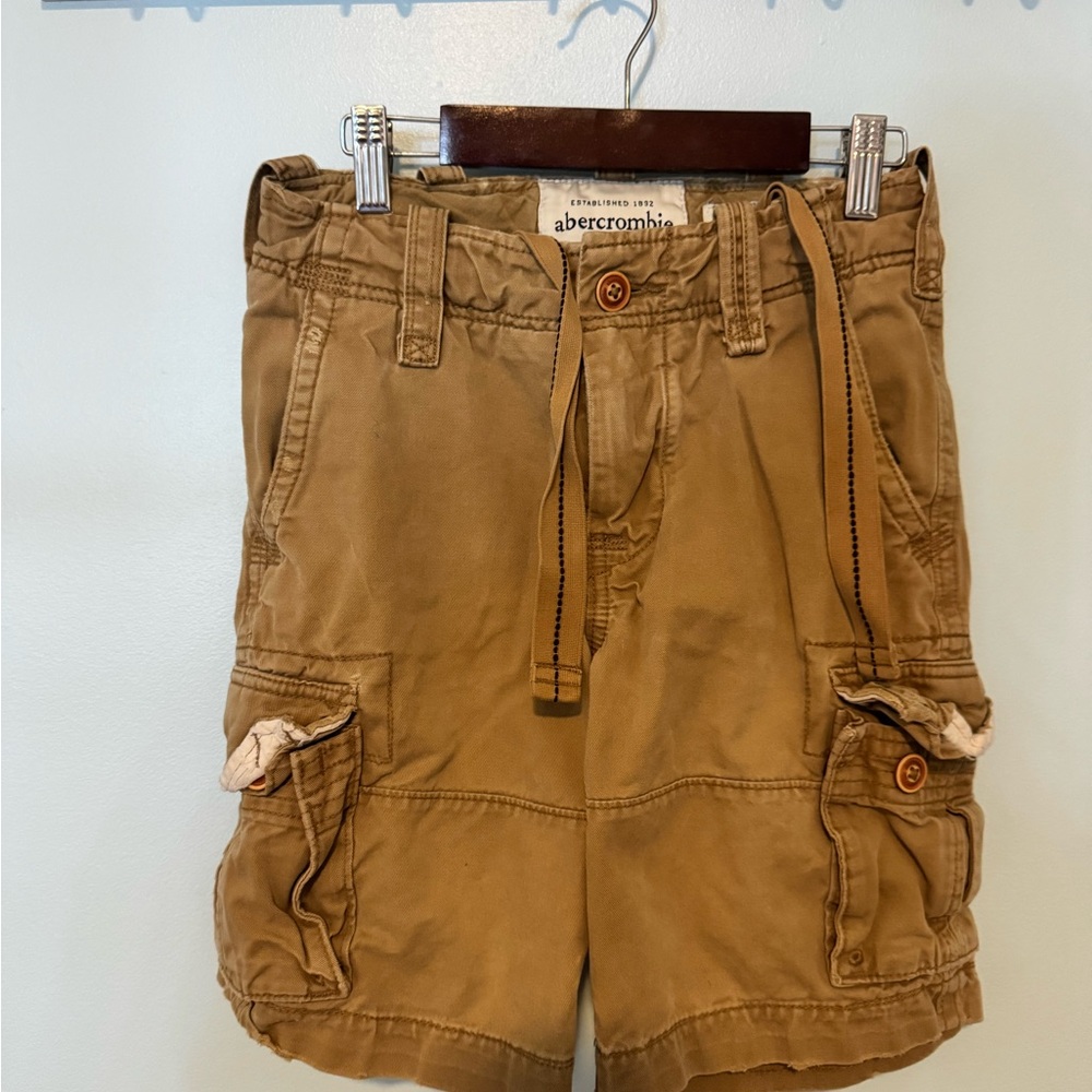 Abercrombie & Fitch Brown Cargo Shorts for Men